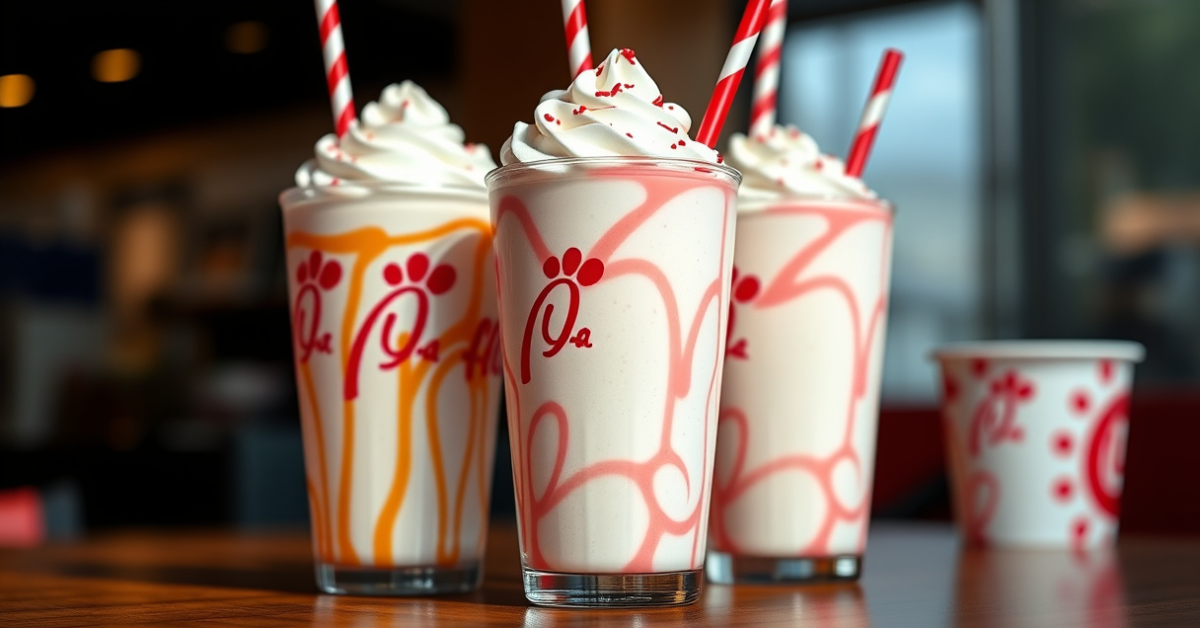 Chick-fil-A Milkshake Menu With Prices For 2026