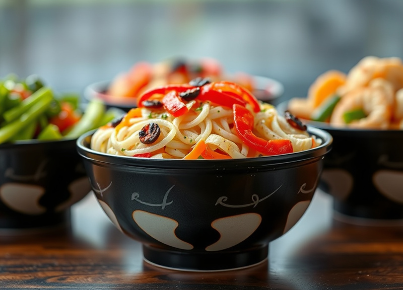 Vegetarian and Seafood Bowls