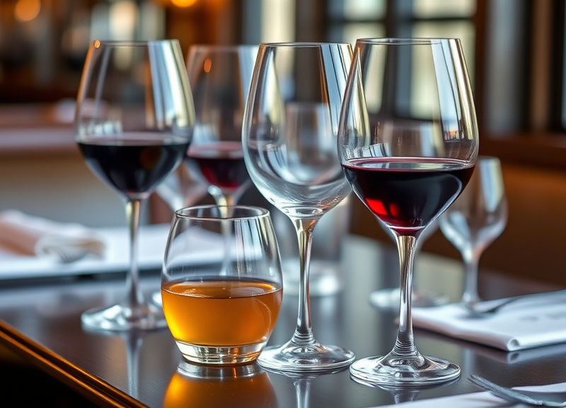 What kinds of wines are available by the glass at Del Frisco's?